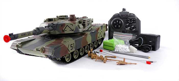 Tanc M1A2 Abrams 1:24 Huan Qi Tanc M1A2 Abrams 1:24 Huan Qi